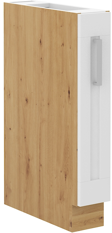 Unterschrank 15 cm Vorratsauszug - LUNA WH/AR