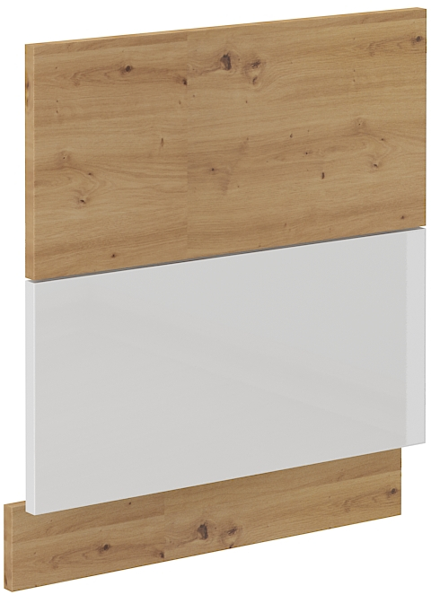 Geschirrspülerfront 60 cm Teilintegrierbar Artisan weiß HG