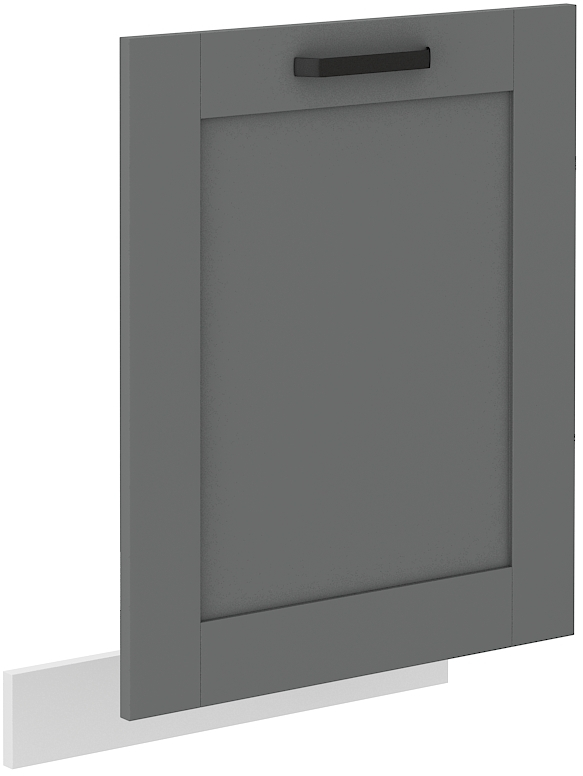 Geschirrspülerfront vollintegrierbar 60 cm LUNA DUST Grau / Weiss GR/WH