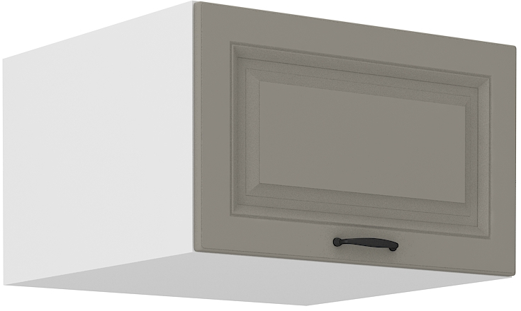 Aufsatzschrank 60 cm / 36 cm STILO CLAY Grau / Weiss GR/WH