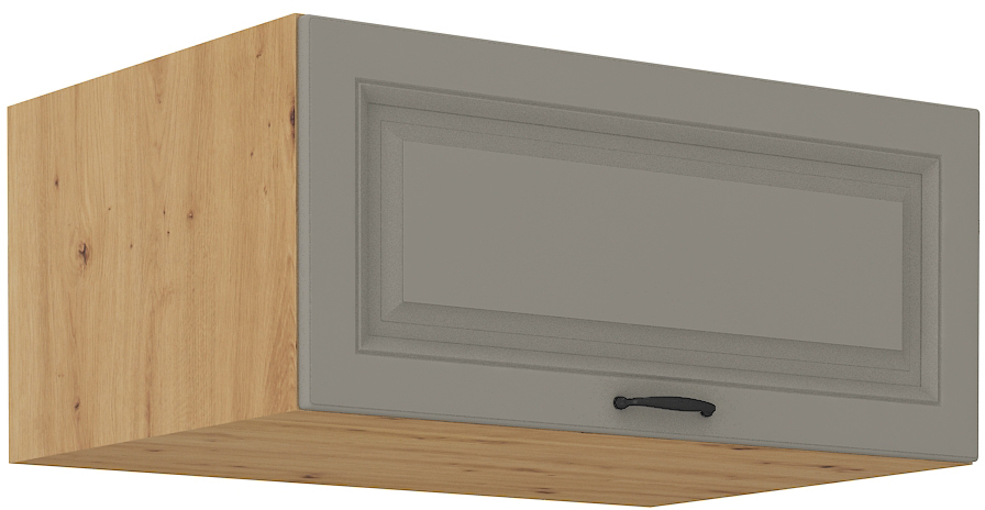Aufsatzschrank 80 cm / 36 cm STILO CLAY Grau / Artisan GR/AR