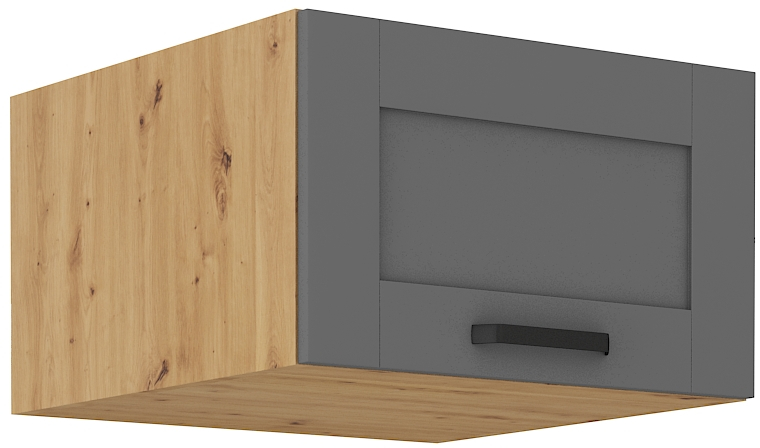 Aufsatzschrank 60 cm / 36 cm LUNA DUST Grau / Artisan GR/AR