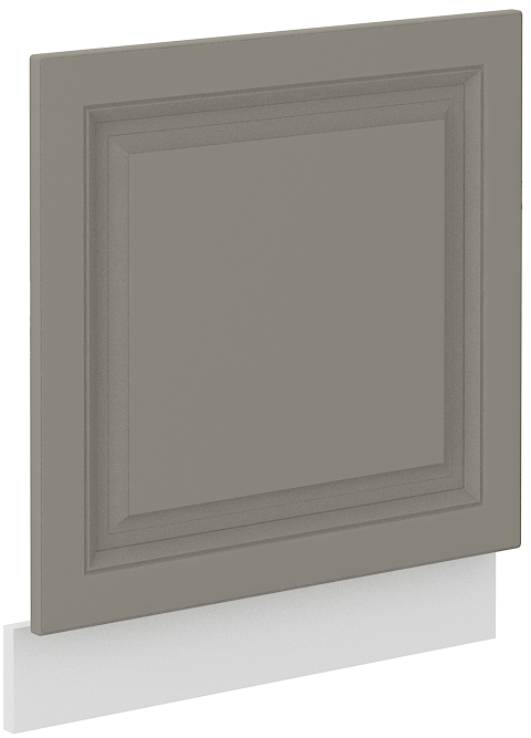 Geschirrspülerfront teilintegrierbar 60 cm STILO CLAY Grau / Weiss GR/WH