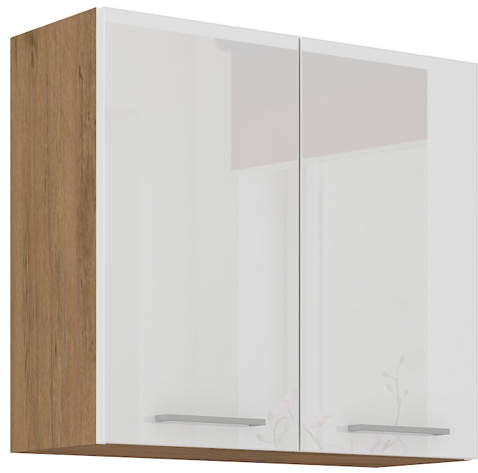 Oberschrank 80 cm / 72  cm VIGO Weiss HG 