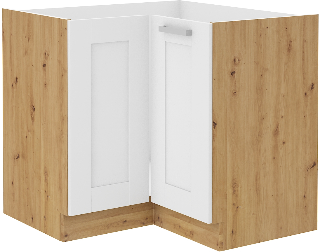 Eckunterschrank 90x90 cm - LUNA WH/AR