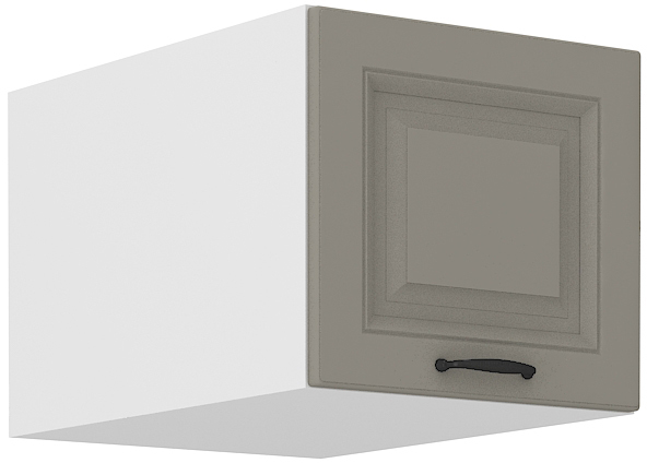 Aufsatzschrank 40 cm / 36 cm STILO CLAY Grau / Weiss GR/WH