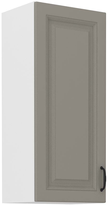 Oberschrank 40 cm / 90 cm STILO CLAY Grau / Weiss GR/WH