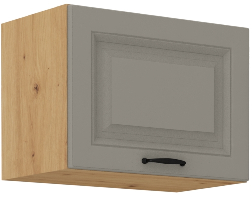 Oberschrank  50 cm / 36 cm mit Klapptür STILO CLAY Grau / Artisan GR/AR