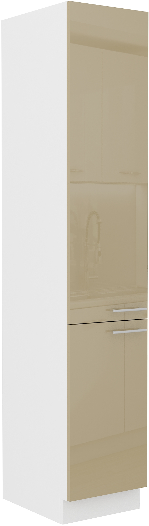 Hochschrank 40 cm / 210cm LARA Cappucino HG