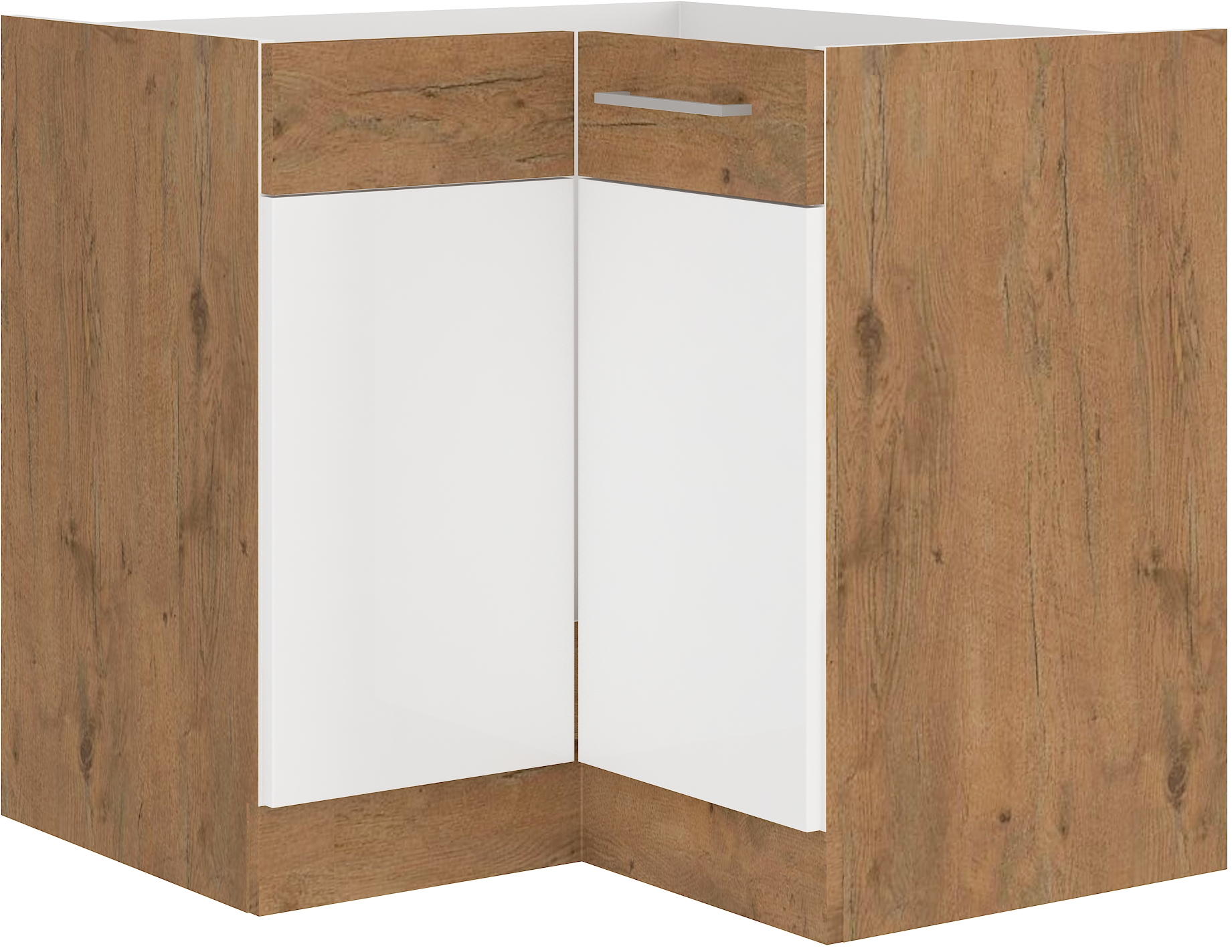 Eckunterschrank 90x90 cm VIGO Weiss HG 