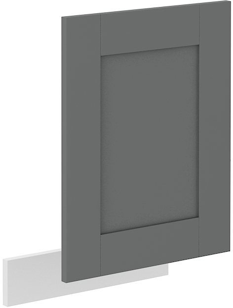 Geschirrspülerfront teilintegrierbar 45 cm LUNA DUST Grau / Weiss GR/WH