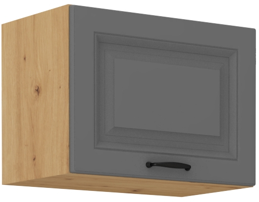 Oberschrank  50 cm / 36 cm mit Klapptür STILO DUST Grau / Artisan GR/AR