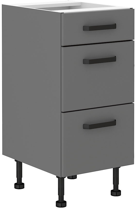 Unterschrank 40 cm mit Schubladen NESSA