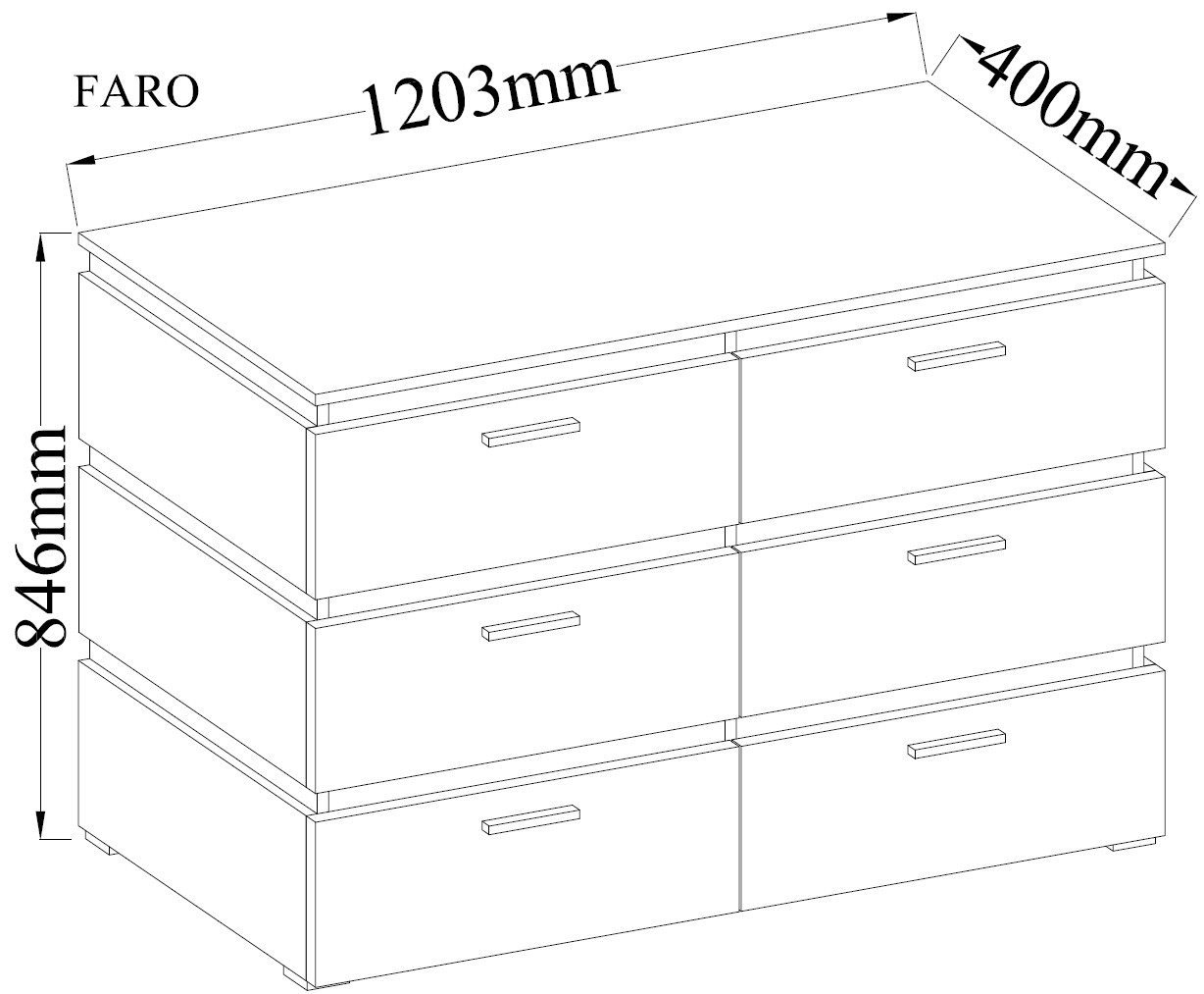 Kommode FARO 6S