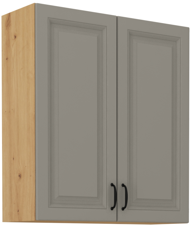 Oberschrank 80 cm / 90 cm STILO CLAY Grau / Artisan GR/AR