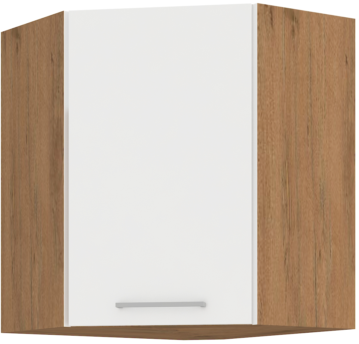 Eckoberschrank 60x60 cm / 72  cm VIGO Weiss HG 