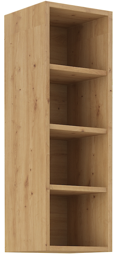 Offener Oberschrank 30 cm / 90 cm Artisan Weiss HG