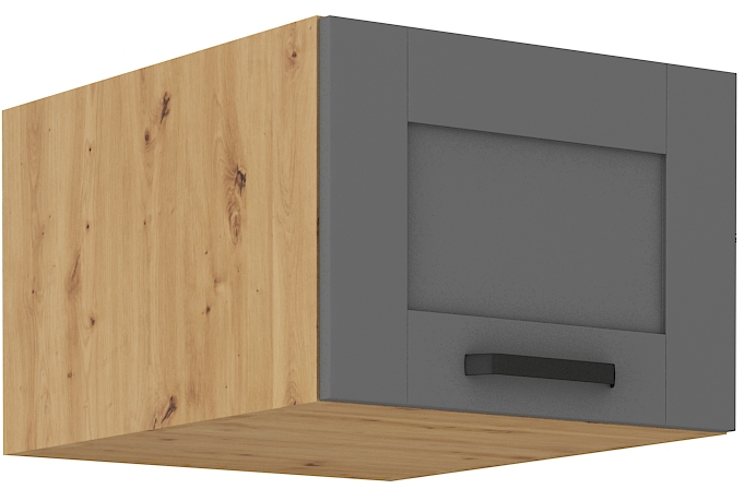 Aufsatzschrank 50 cm / 36 cm LUNA DUST Grau / Artisan GR/AR