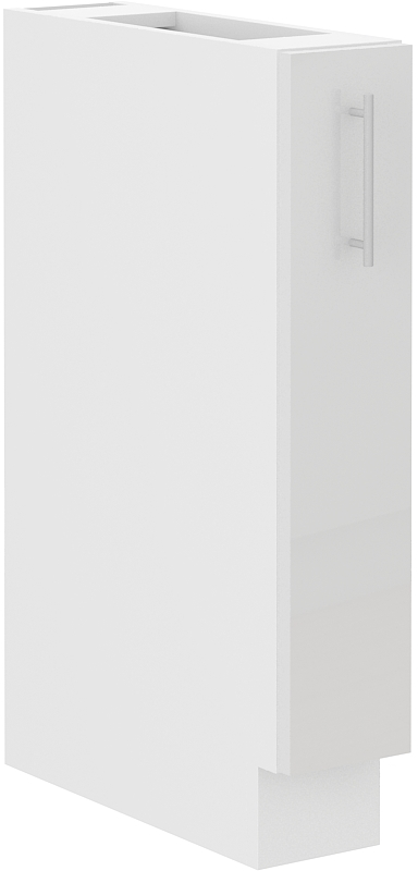 Unterschrank 15 cm mit Vorratauszug Lara Weiss HG