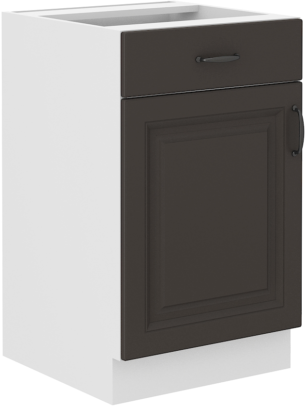 Unterschrank 50 cm mit Schublade - STILO GR/WH