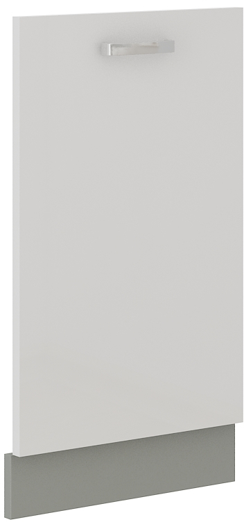 Geschirrspülerfront 45 cm Vollintegrierbar Bianca