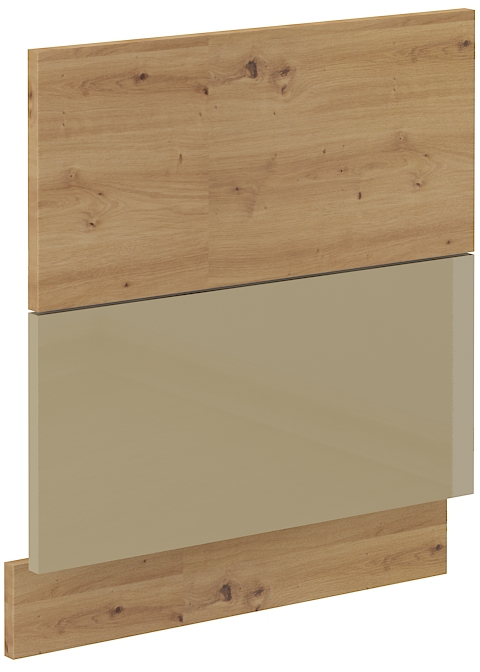 Geschirrspülerfront 60 cm Teilintegrierbar ARTISAN Cappucino HG