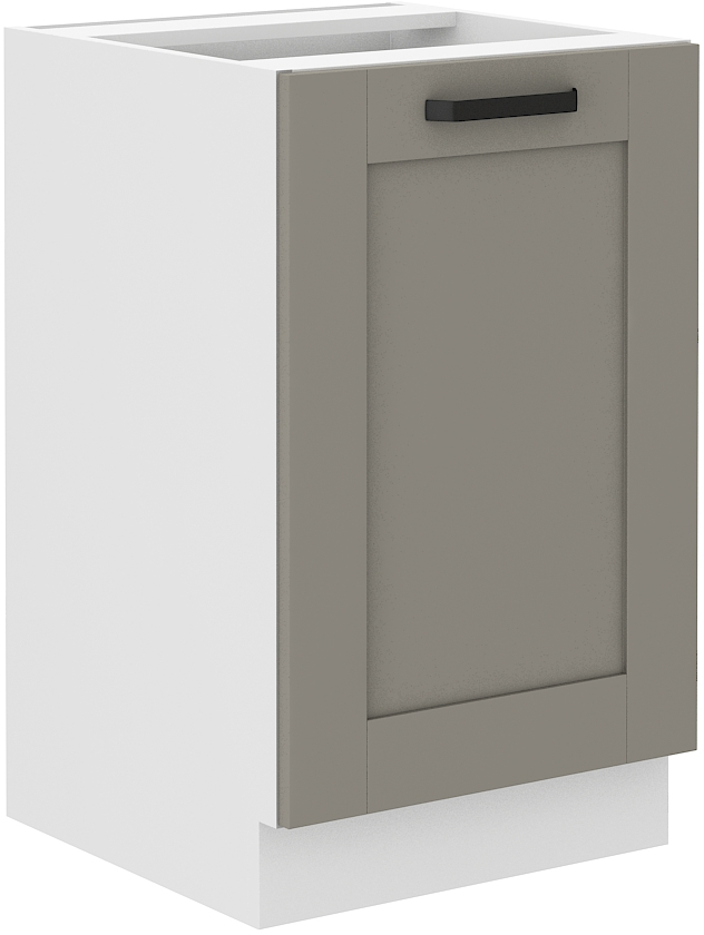 Spülenunterschrank 50 cm LUNA CLAY Grau / Weiss GR/WH
