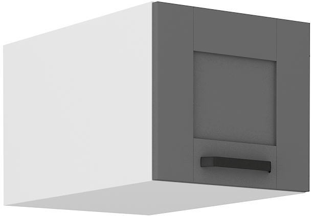 Aufsatzschrank 40 cm / 36 cm LUNA DUST Grau / Weiss GR/WH