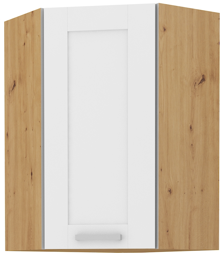 Eckoberschrank 60x60/90 cm - LUNA WH/AR