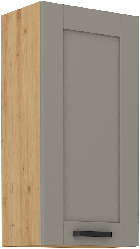 Oberschrank 45 cm / 90 cm LUNA CLAY Grau / Artisan GR/AR