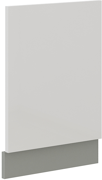 Geschirrspülerfront 45 cm Teilintegrierbar Bianca