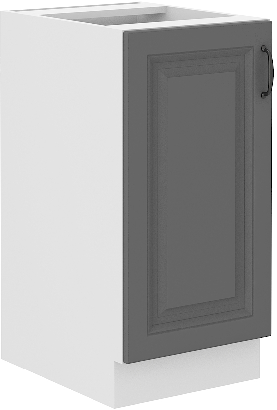 Unterschrank 40 cm STILO DUST Grau / Weiss GR/WH