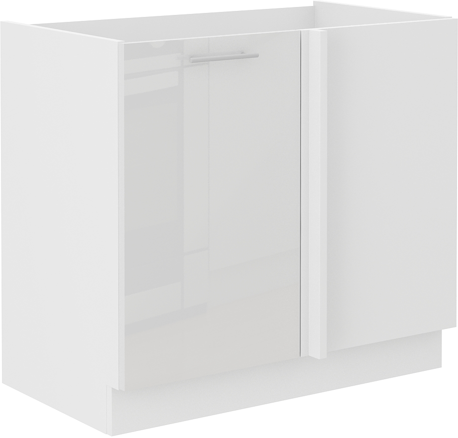 Eckunterschrank 105 cm LARA Weiss HG