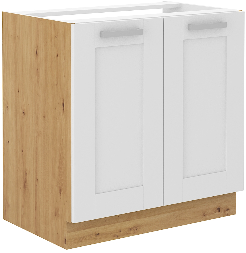 Spülenunterschrank 80 cm - LUNA WH/AR