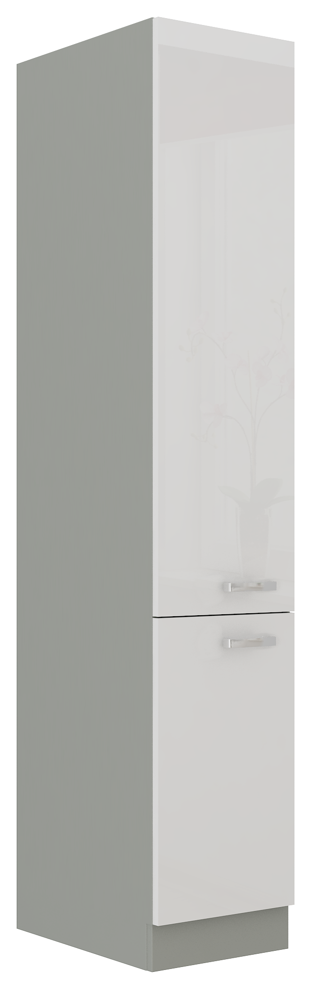 Hochschrank 40 cm / 210 cm Bianca