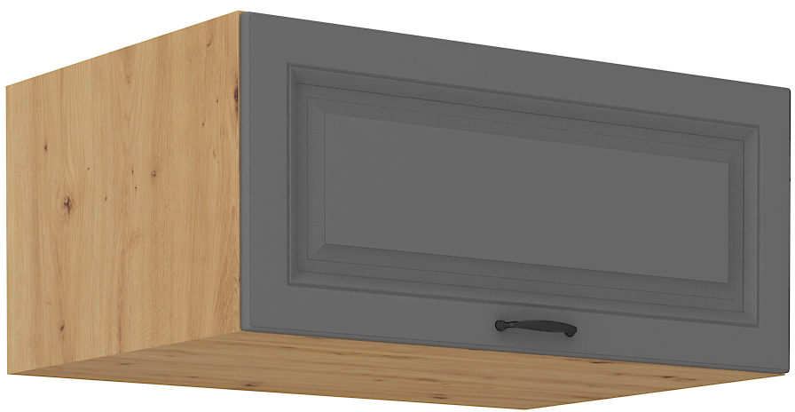 Aufsatzschrank 80 cm / 36 cm STILO DUST Grau / Artisan GR/AR