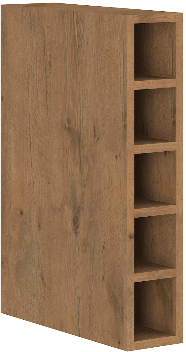 Offener Unterschrank 15 cm VIGO Weiss HG 
