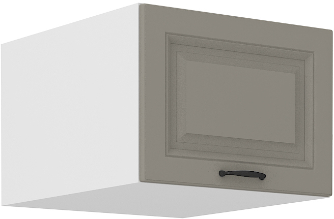 Aufsatzschrank 50 cm / 36 cm STILO CLAY Grau / Weiss GR/WH