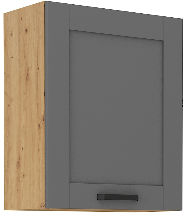 Oberschrank 60 cm / 72 cm LUNA DUST Grau / Artisan GR/AR