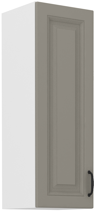 Oberschrank 30 cm / 90 cm STILO CLAY Grau / Weiss GR/WH