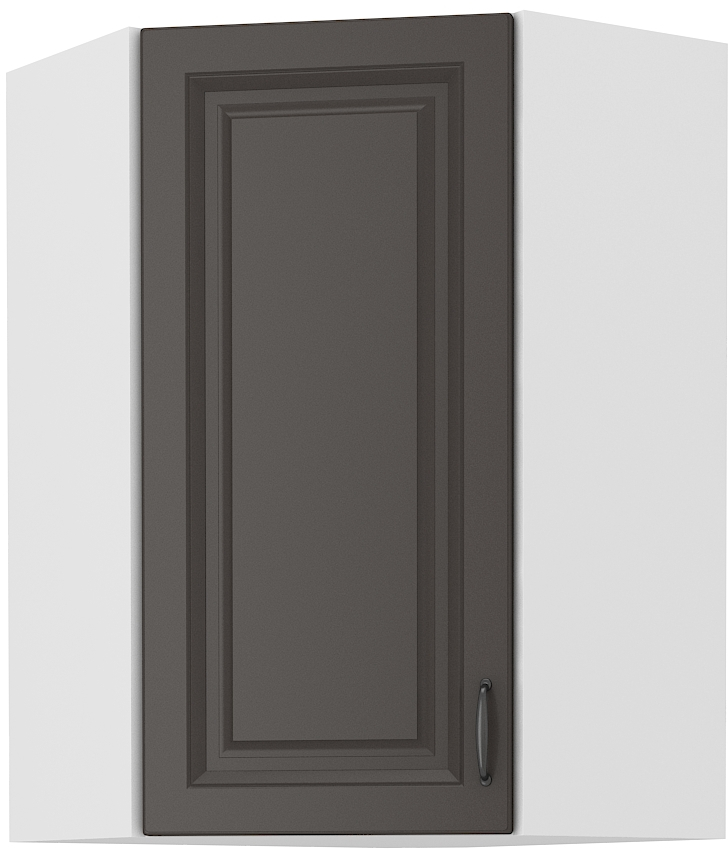 Eckoberschrank 60x60/90 cm - STILO GR/WH