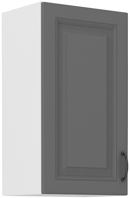 Oberschrank 40 cm / 72 cm STILO DUST Grau / Weiss GR/WH