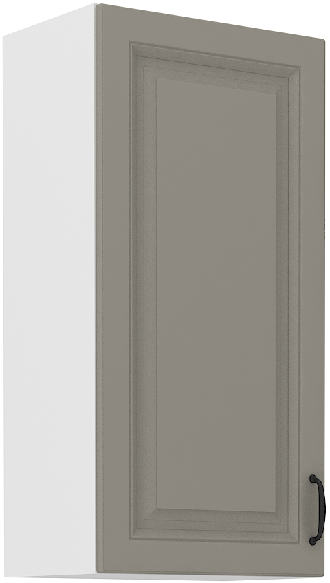 Oberschrank 45 cm / 90 cm STILO CLAY Grau / Weiss GR/WH