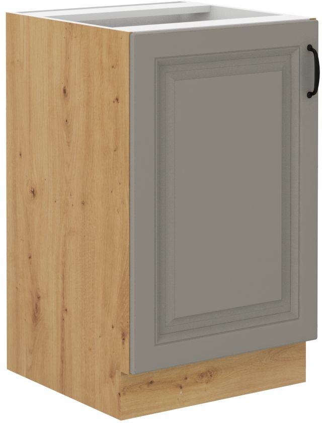 Spülenunterschrank 50 cm STILO CLAY Grau / Artisan GR/AR