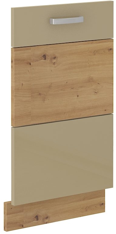 Geschirrspülerfront 45 cm Vollintegrierbar ARTISAN Cappucino HG