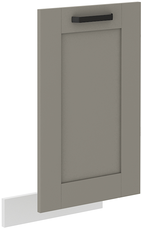 Geschirrspülerfront vollintegrierbar 45 cm LUNA CLAY Grau / Weiss GR/WH