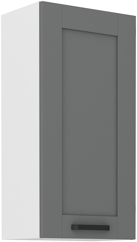Oberschrank 45 cm / 90 cm LUNA DUST Grau / Weiss GR/WH