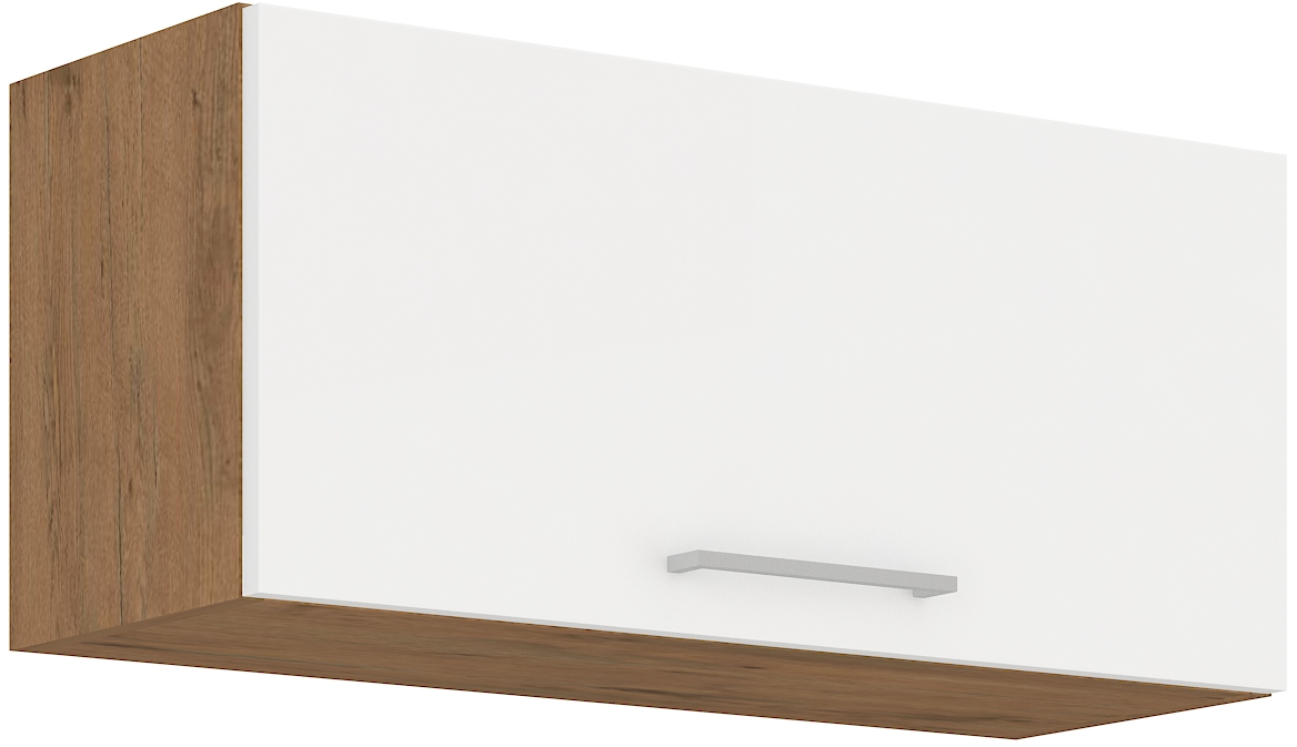 Oberschrank 80 cm / 36  cm mit Klapptür VIGO Weiss HG 