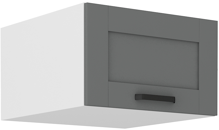 Aufsatzschrank 60 cm / 36 cm LUNA DUST Grau / Weiss GR/WH