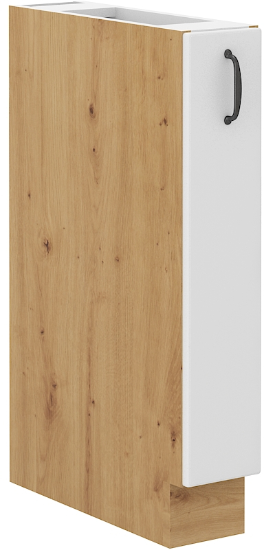 Unterschrank 15 cm Vorratsauszug - STILO WH/AR